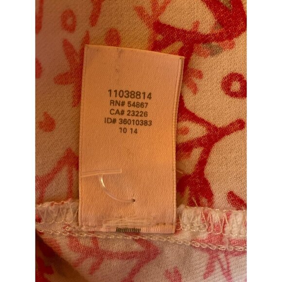 Victorias Secret White Red pink Flannel Snowflake Pajamas Size Small - Picture 4 of 8